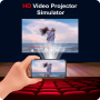 icon Projector Video Player(HD Video Projector Simulator - Proyektor Seluler
)