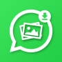 icon Status Saver - Videos, Images (Penghemat Status DpMaker - Video, Gambar)