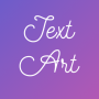 icon Text Art(Seni Teks
)