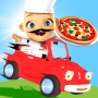 icon Racing Pizza Delivery Baby Boy
