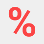 icon Discount Calculator(Seluler Diskon dan persentase pajak ca)