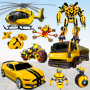 icon Flying Helicopter Robot Car Transform Shooting War(Helicopter Robot Car Transform)