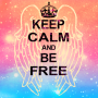 icon Keep Calm and Be Free(-Tetap Tenang-)
