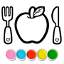 icon Kids Meals Coloring(Mewarnai Makanan untuk Anak-anak)