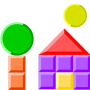 icon making shapes - puzzles (membuat bentuk - teka-teki)