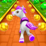 icon Pony Racing 3D(Pony Run Pelari Kuda Ajaib)
