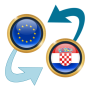 icon EUR x HRK(Euro x Kroasia Kuna)