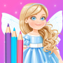 icon Fairy Princess(Buku Mewarnai Peri untuk Anak-Anak)