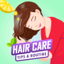 icon Haircare app for women (Aplikasi perawatan rambut untuk wanita)