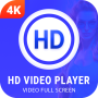 icon 4K HD Video Player | Video Full Screen (Pemutar Video HD AirPlay 4K |)