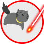 icon Laser for cats. Games for cats(Laser untuk kucing. Lazer simulator)