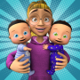 icon Twin Newborn Baby CareBabysitter Daycare Game(Twin Perawatan Bayi Baru Lahir - Babysitter Daycare Game
)