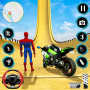 icon Superhero gt Stunt Biker Race(Pahlawan super gt Stunt Biker Race
)