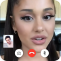 icon Call Ariana Grande(Ariana Grande Video Call dan Chat Live ☎️? ☎️
)