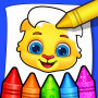 icon Coloring Games(Coloring Games: Warna Cat)