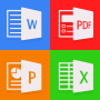 icon Document Reader(Pembaca Dokumen - PDF, excel, pptx, word Documents
)