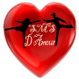 icon SMS D'amour en Français (Cinta SMS dalam bahasa Prancis)