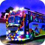 icon Indian Coach Bus Driving(Euro City Coach Bus Mengemudi)