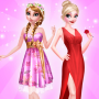 icon Sisters Red Dress Up Makeup(Sisters Red Dressup Makeup
)