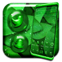 icon Green Leaf Water Drop Launcher Theme(Green Leaf Water Drop Theme
)