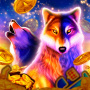 icon Double luck of the wolves(Keberuntungan ganda dari serigala)