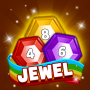 icon Merge hexagon jewel - Match 3 (Gabungkan permata segi enam - Cocokkan 3
)