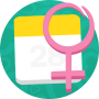 icon Menstrual & Ovulation Calendar (Kalender Menstruasi Ovulasi)