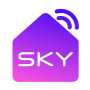 icon Sky. Smart home and services. (Sky. Rumah pintar dan layanan.)