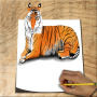 icon Draw Animals 3D(Bagaimana Menggambar Hewan 3D)