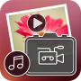 icon Photo Slideshow with MusicSong Movie Maker(Tampilan Slide Foto dengan)