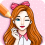 icon Glitter Girls Hairstyle Coloring Book(Glitter Girls Hairstyle Coloring Book
)