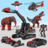 icon Excavator Robot Car Game-Dino(Excavator Robot War - Car Game) 1.8.0