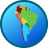 icon South America Map(Peta Amerika Selatan Pembantu Jaring Geometri) 1.8.1