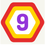 icon Up 9(UP 9 Hexa Puzzle! Gabungkan semuanya)