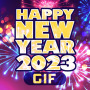icon New Year 2022 GIFs(Selamat Tahun Baru 2023 GIF)