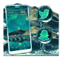 icon Aurora Lights Launcher Theme(Aurora Lampu Tema
)