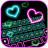 icon Neon Pop Hearts(Neon Pop Hearts Keyboard Background
) 1.0