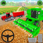 icon Big Farming Tractor Games 3D(Game Traktor Pertanian India)