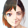 icon Anime Style photo effect (Efek foto Gaya Anime
)
