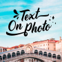 icon Text on Photo(Seni Teks - Tambahkan Teks Pada Foto)