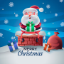 icon Christmas Greeting Card(Kartu Ucapan Natal Wishes
)