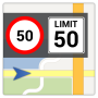 icon Maps Speed Limits(Batas Kecepatan Peta)