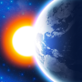 icon 3D Earth(BUMI 3D - ramalan cuaca)