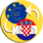 icon Croatian kuna Euro converter (Konverter Euro kuna Kroasia)