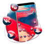 icon 3D Color Gradient Launcher Theme(3D Warna Gradient Tema
)