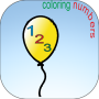icon Coloring Numbers(Mewarnai dan mempelajari nomor
)