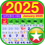 icon Myanmar Calendar 2025 (Kalender Gaya Hidup Myanmar 2025)