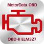 icon MotorData OBD(Pemindai mobil OBD ELM Eropa MotorData)