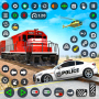 icon Train Car Crash Derby Game 3D (Latih Game Kecelakaan Mobil Derby Game)