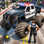 icon Police Monster Truck Car Games (Polisi Monster Truck Game Mobil)